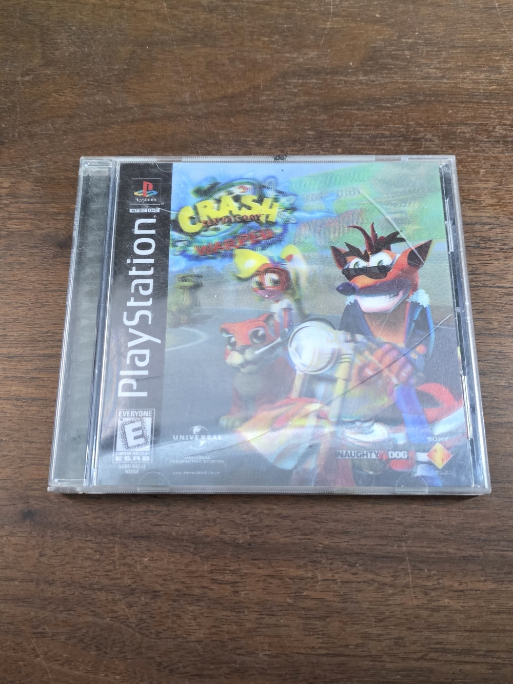 Sony PS1 Crash bandicoot warped [ Lenticular Cover ] Game CIB PSx Psone
